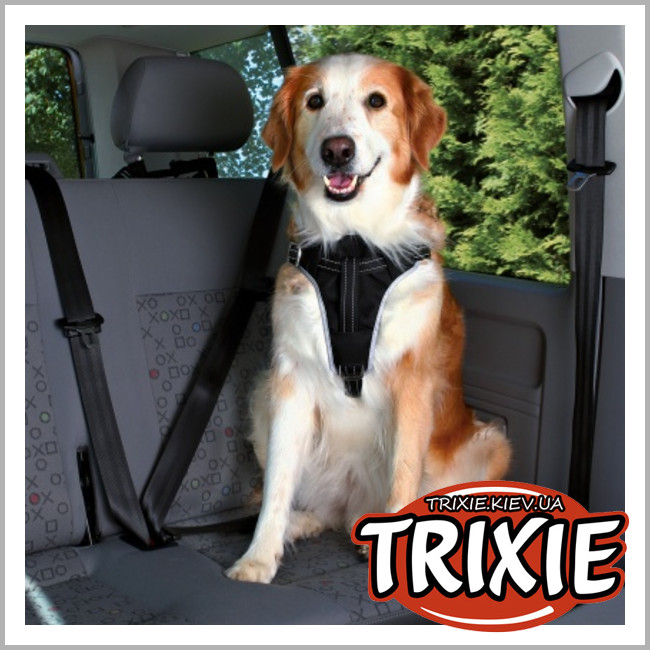 ТРИКСИ Украина - Защитная шлея в авто для собак TRIXIE - Dog Protect(Размер:80–100см/25мм, нейлон)