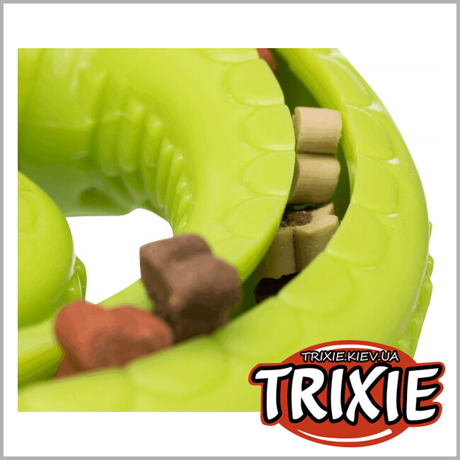 ТРИКСИ Украина - Змея для медленной еды Trixie Snack Snake (TRP резина со звуком 18 см)