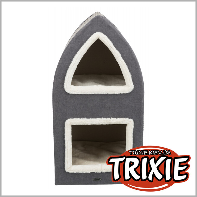 ТРИКСИ Украина - Драпак-башня TRIXIE Marcy ( 38 х 38 х 75см, крем/серый)