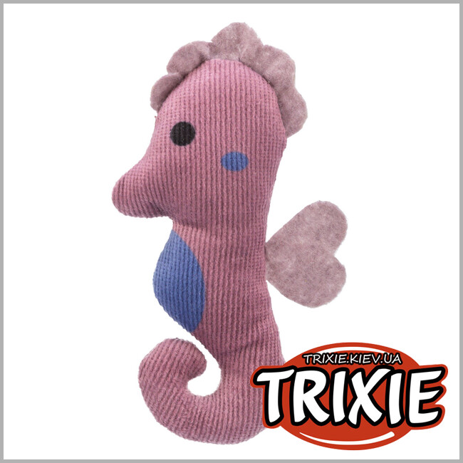 ТРІКСІ Україна - Іграшка "Морський коник" для тварин Trixie 45684 (плюш), 11см
