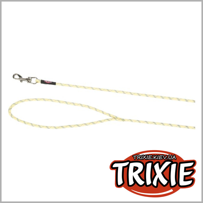 ТРИКСИ Украина - Поводок щенков, круглый Trixie Junior Puppy Tracking Lead, round (XXS-XS, 4m*4mm)