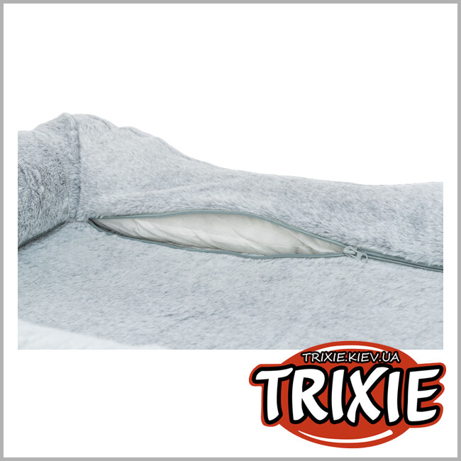 ТРИКСИ Украина - Лежак Trixie 374051 "Lino vital" ортопед., 90х65см, серый/светло-серый