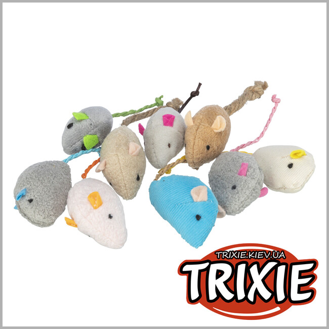 ТРИКСИ Украина - Мышка Trixie 41110 (плюш), 5см