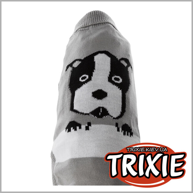 ТРИКСИ Украина - Пуловер TRIXIE - Piney (XS: 30 см, серый)