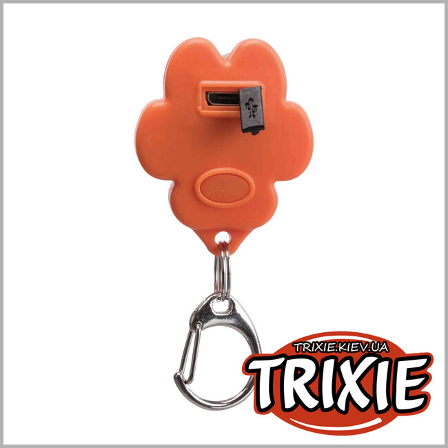 ТРИКСИ Украина - Брелок-фонарик Trixie 13449 USB для собак 3,5х4,3 см