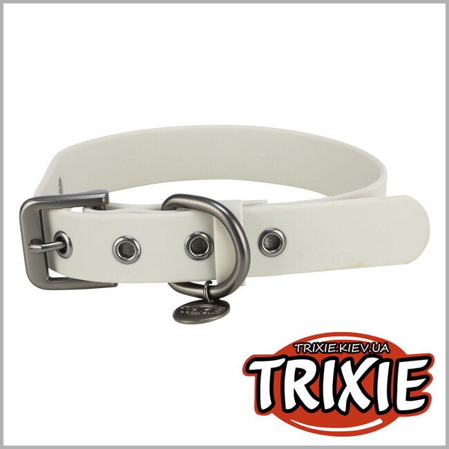 ТРИКСИ Украина - Ошейник Trixie 1971416 "CityStyle", ПВХ, S-M: 30-37см/20мм, светло-серый