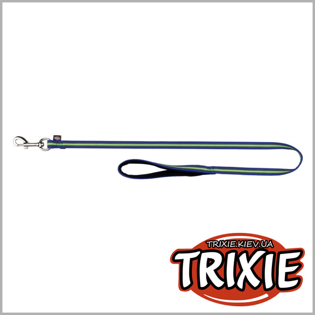 ТРИКСИ Украина - Поводок TRIXIE FUSION (Размеры:1м/17мм, синий/зелёный, нейлон )