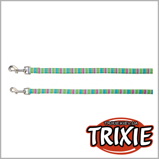 ТРИКСИ Украина - Поводок для собак TRIXIE - Impression(Размер:1.20м/15мм,зелёный, нейлон )