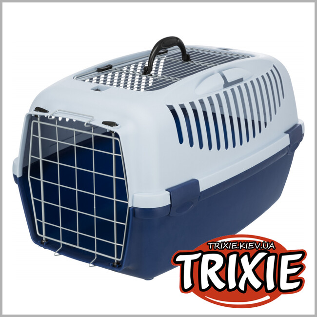 ТРИКСИ Украина - Переноска Trixie Capri 3 Open Top (40*38 *61 см  темно-синий/голубой)