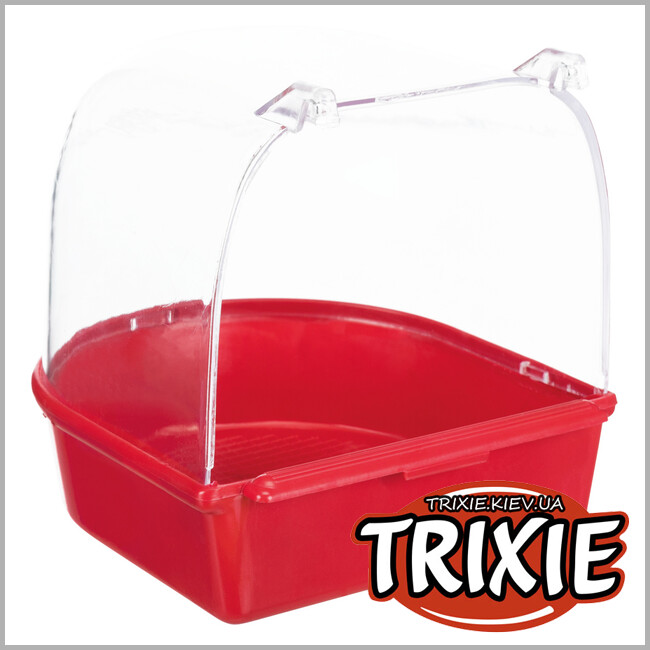 ТРИКСИ Украина - Купалка для птиц TRIXIE, полукруг (14 × 14 × 15 см)