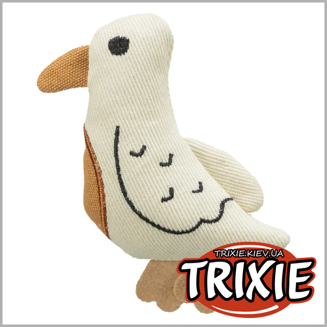 ТРІКСІ Україна - Іграшка для котів Trixie 45667 Пташка тканинна 13 см