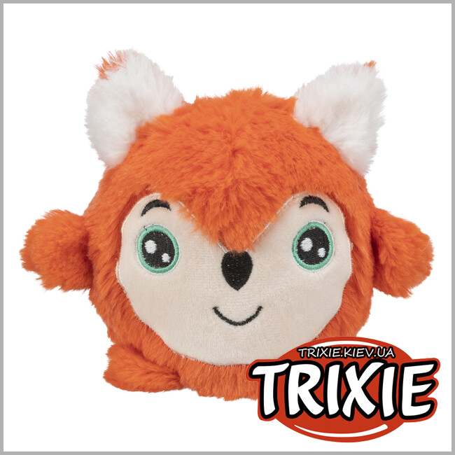 ТРИКСИ Украина - Игрушка Trixie 36021 для собак Лиса с эффектом памяти полиэстер оранжевая 11см