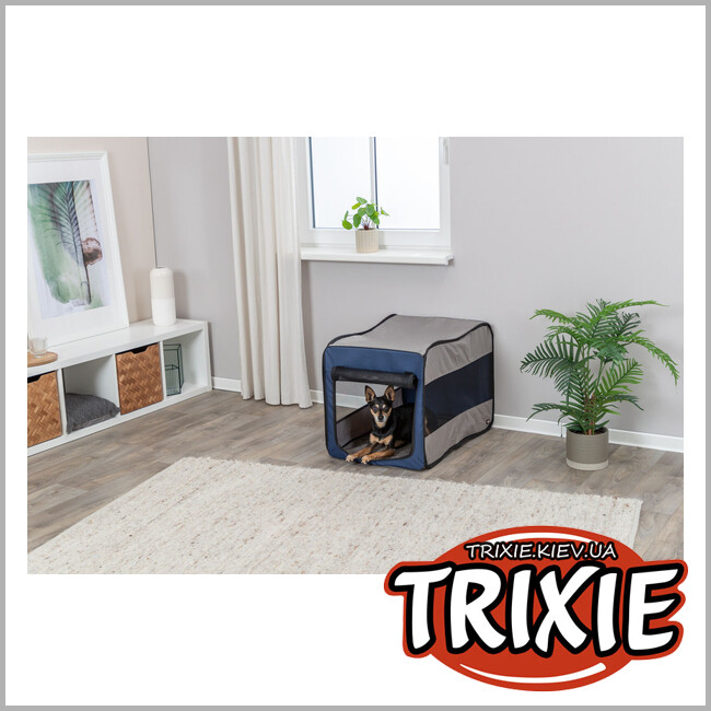 ТРИКСИ Украина - Сумка транспортная складная  Trixie Dog Crate Twister (78х50х35см)