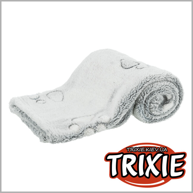 ТРИКСИ Украина - Одеяло "Nando" для животных Trixie 37847, мягкий флис, 75х50см, светло-серый