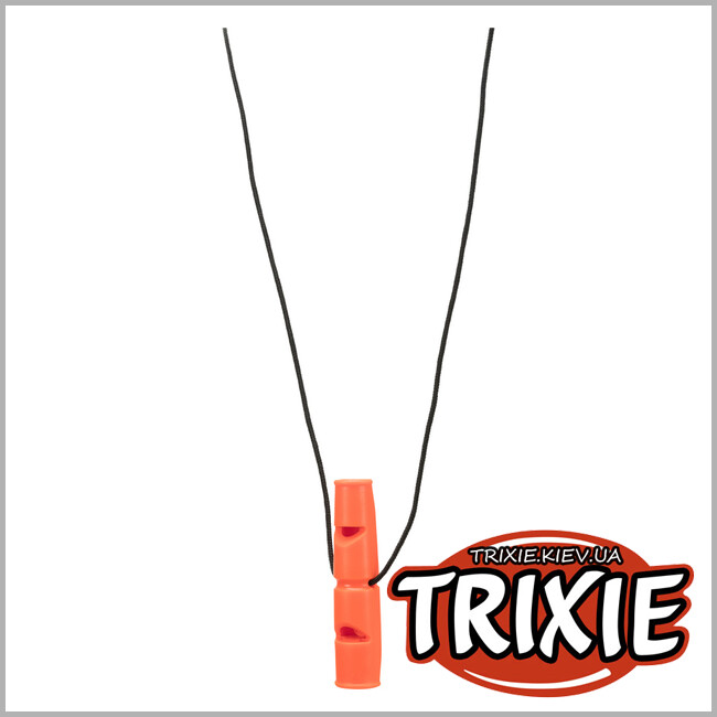ТРИКСИ Украина - Свисток двухтональный  TRIXIE (пластик, 7.5см)