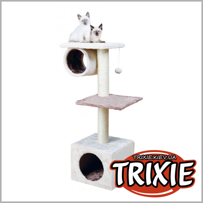 ТРИКСИ Украина - Домик-дряпка для кошек TRIXIE - Sina (Высота: 106см, Цвет: крем/капучино)