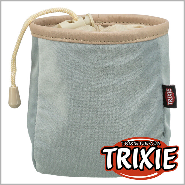ТРИКСИ Украина - Сумка для лакомства Trixie 32288 (замша) на пояс с клипсой, 9х14см