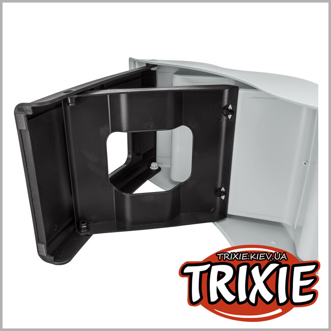 ТРИКСИ Украина - Лестница легкая Trixie 39469 (пластик), 38.5х60х79см, светло-серый
