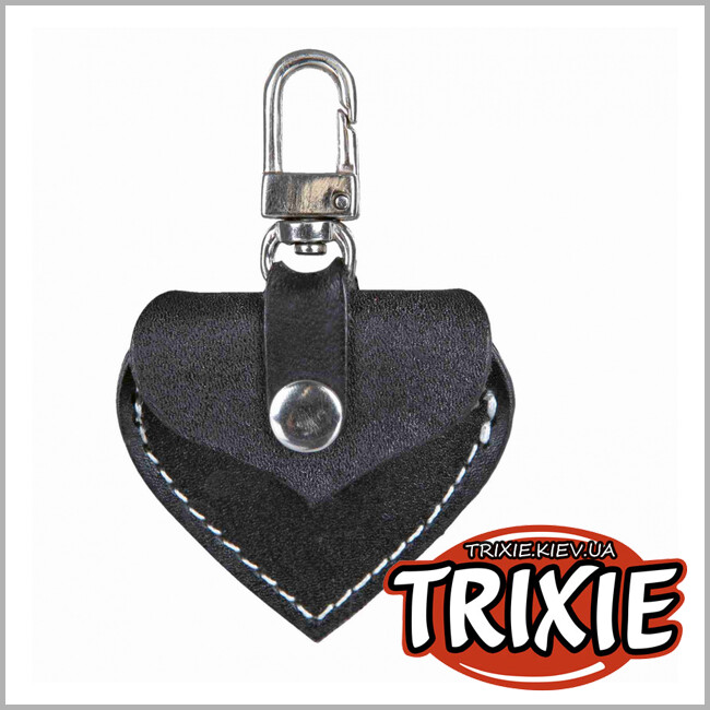 ТРИКСИ Украина - Брелок в форме сердца-TRIXIE  (5.5 × 5см, чёрный)