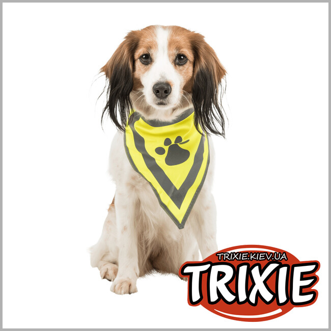 ТРИКСИ Украина - Бандана светоотражающая для собак TRIXIE (светоотражающая 43–60см)