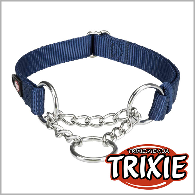 ТРИКСИ Украина - Ошейник-удавка Premium-TRIXIE (35–50см/20мм, индиго)