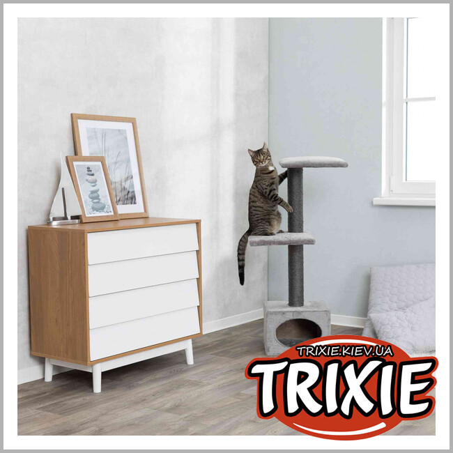 ТРИКСИ Украина - Домик-драпак для кошки TRIXIE - Galeno (Высота: 109см)