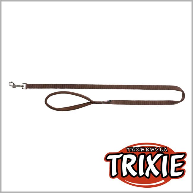 ТРІКСІ Україна - Повідець Premium-TRIXIE (Розмір: 1м/20мм, мокка)
