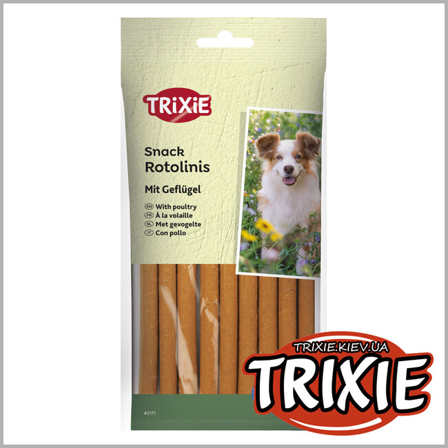 ТРІКСІ Україна - Ласощі для собак Trixie 3171 Soft Snack Rotolinis птах 120г