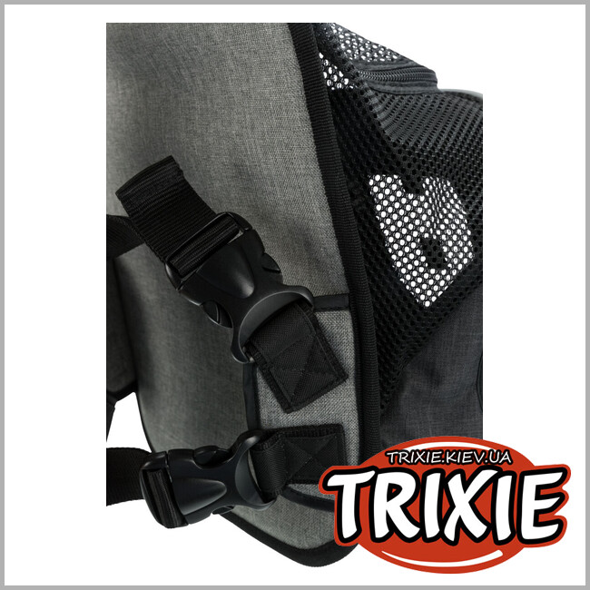 ТРІКСІ Україна - Перенесна сумка на плече Trixie 28941 на перед для тварин Front Carrier Savina 30 × 33 × 26 см, до: 10 кг