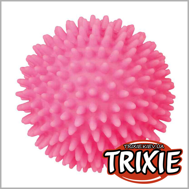 ТРИКСИ Украина - Виниловый мяч-ёж со звуком для собак TRIXIE (со звуком 7см)
