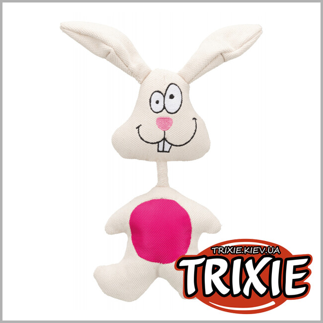 ТРИКСИ Украина - Тканевый зайчик для собак TRIXIE (29 см)