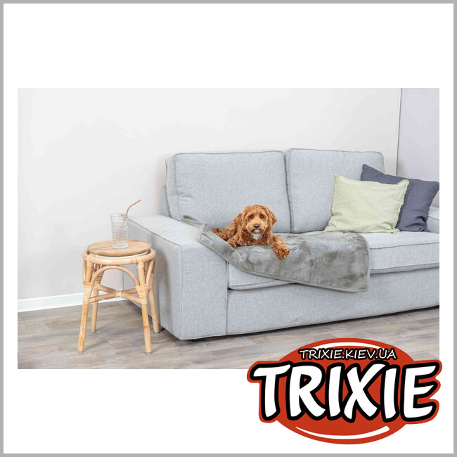 ТРИКСИ Украина - Одеяло "Levy" Trixie 37160 (плюш), 100х70см, серый