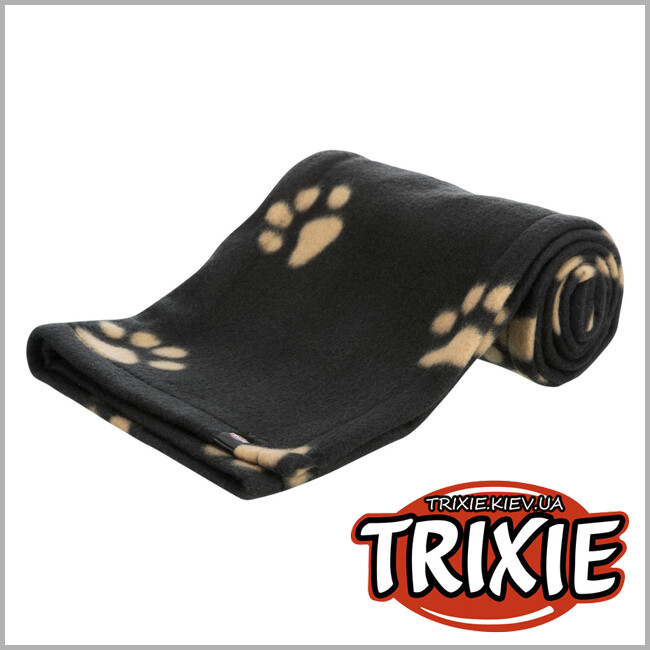 ТРИКСИ Украина - Подстилка Trixie Beany Blanket (флис черный с косточками 100*70cm)