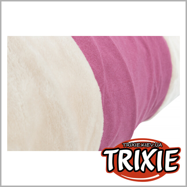 ТРИКСИ Украина - Игровой тоннель TRIXIE для кота XXL (35х115см, беж/фуксия)