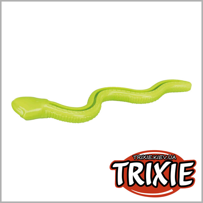ТРИКСИ Украина - Игрушка змея для лакомств TRIXIE ( термопластичная TRP резина 42 см)