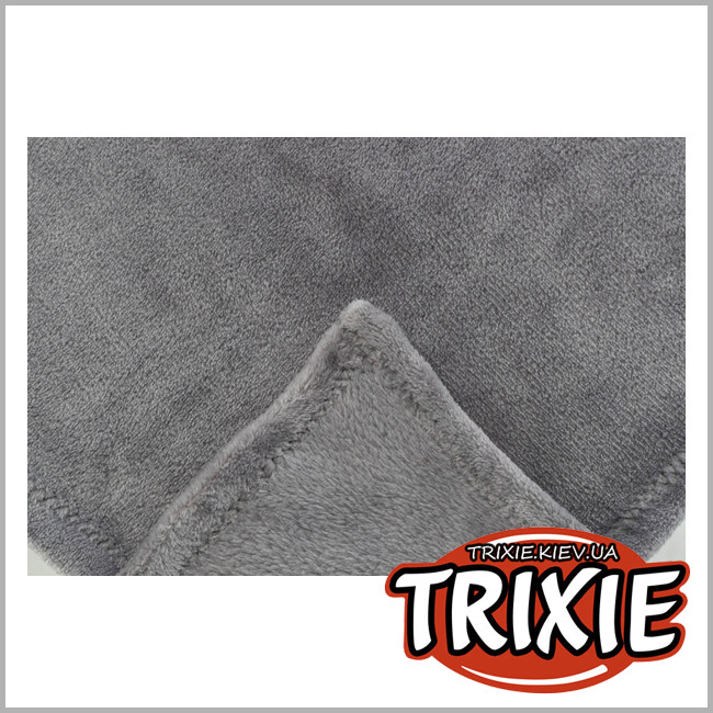 ТРИКСИ Украина - Набор коврик / мишка Trixie  Junior (плюш 75*50см серый/сиренев)