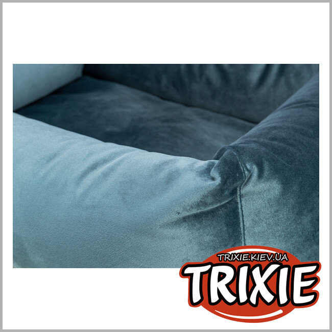 ТРИКСИ Украина - Лежак для собак Trixie 37725 "Malia", 80х65см, сине-серый
