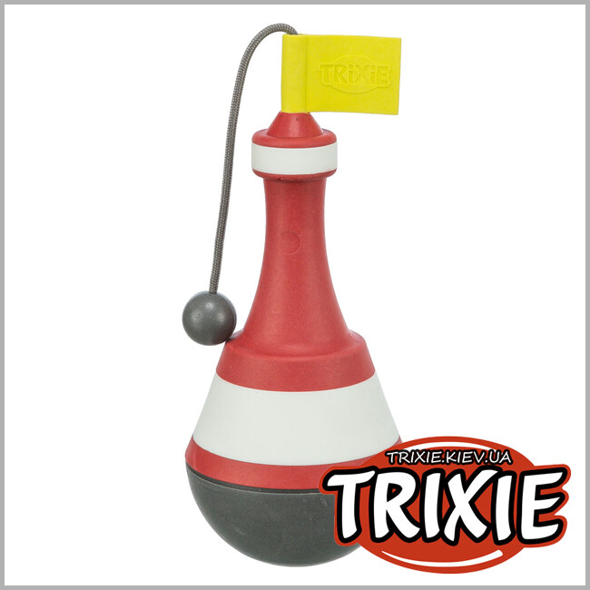 ТРИКСИ Украина - Плавающая игрушка для лакомства Trixie 33456 "Буй" (резина), 19см