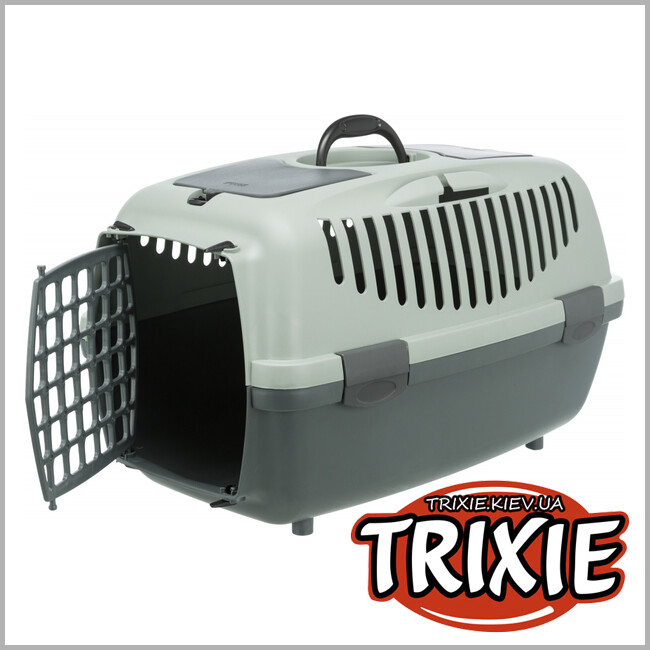 ТРИКСИ Украина - Be Eco переноска Capri 2-TRIXIE (XS–S: 37х34х55см,антрацит/серо-зеленый)