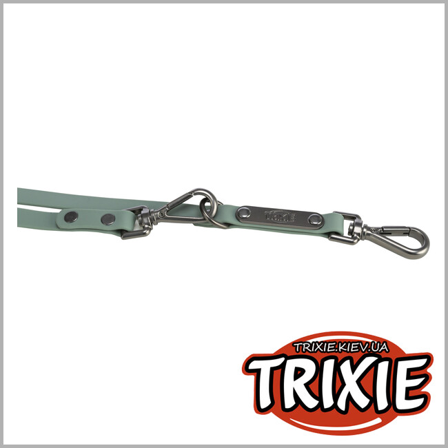 ТРИКСИ Украина - Регулируемый поводок Trixie 1971219 "CityStyle", ПВХ,S-M: 2.00м/13мм, шавлія
