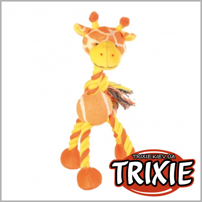 ТРИКСИ Украина - Набор игрушек для собак TRIXIE - Жираф и корова