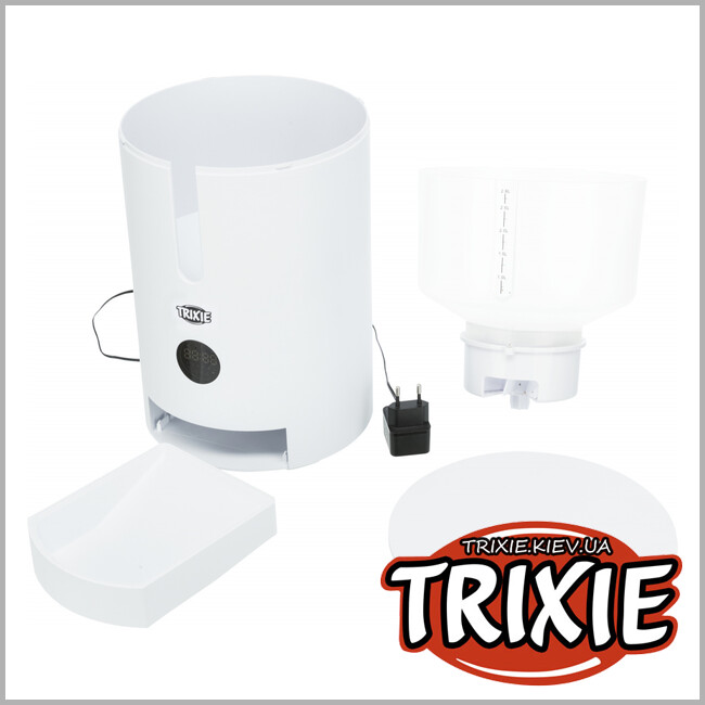 ТРИКСИ Украина - Автоматическая кормушка с динамиком Trixie TX9 Automatic Food Dispenser  (2.8л / 22*28*22см)