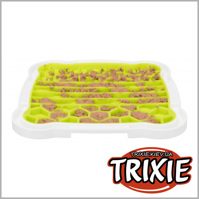 ТРИКСИ Украина - Тарелка для облизывания  Trixie Lick &amp; Snack Licking Plate ( TRP 20*20 см)