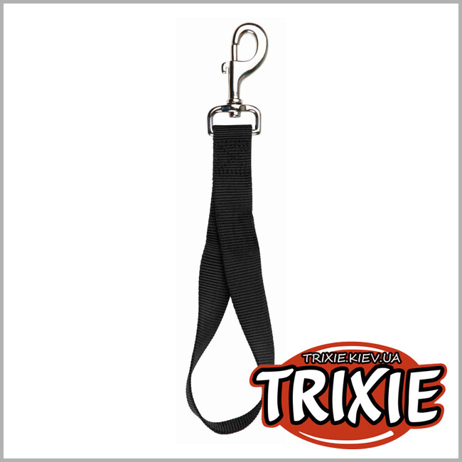 ТРИКСИ Украина - Универсальный а/м ремень безопасности TRIXIE (33см/30мм, чёрный)