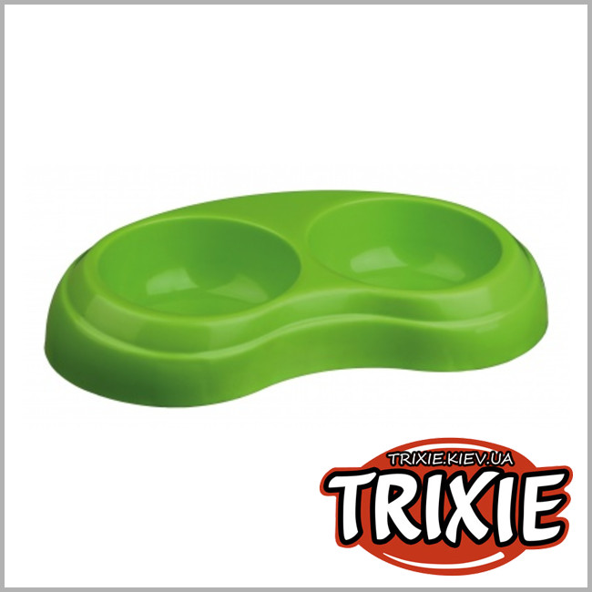 ТРИКСИ Украина - Двойная миска для кошки TRIXIE