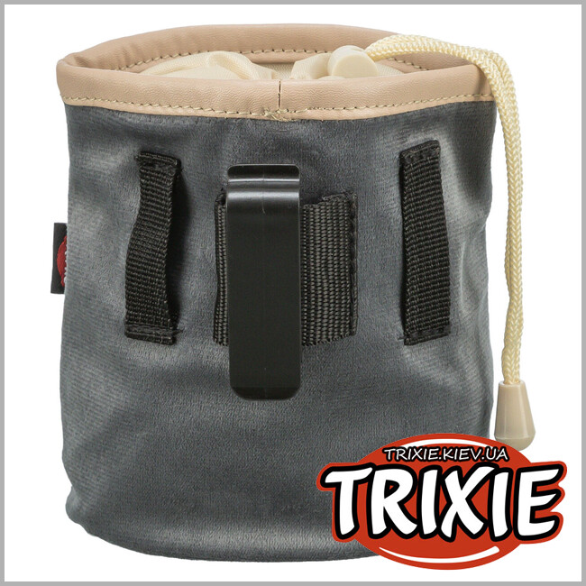 ТРИКСИ Украина - Сумка для лакомства Trixie 32288 (замша) на пояс с клипсой, 9х14см