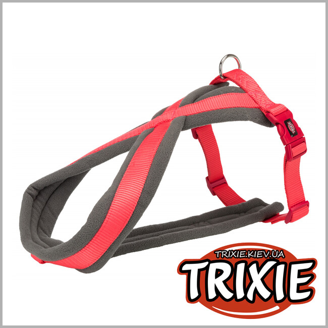 ТРІКСІ Україна - Шлея Premium-TRIXIE (XXS-XS: 26-38см/10мм, корал)