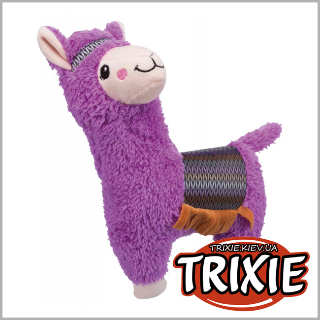 ТРИКСИ Украина - Альпака Trixie Alpaca Dog Toy (плюш со звуком 31 см)