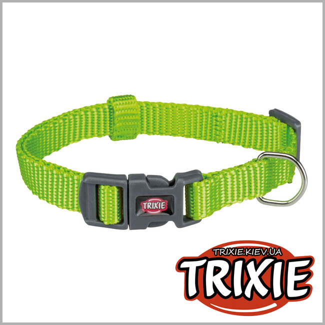ТРИКСИ Украина - Ошейник Premium-TRIXIE (S–S: 22–35см/10мм, яблочный)