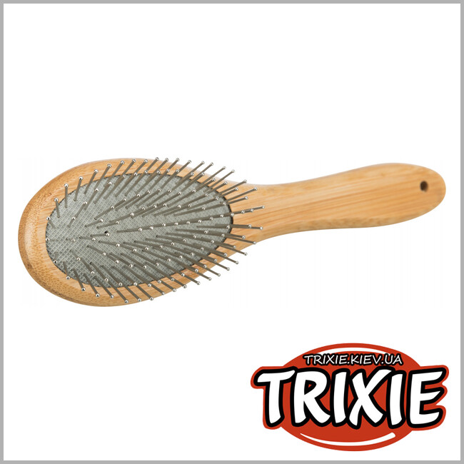 ТРИКСИ Украина - Щетка двусторонняя для котов Trixie ( бамбук 5*19 см. )